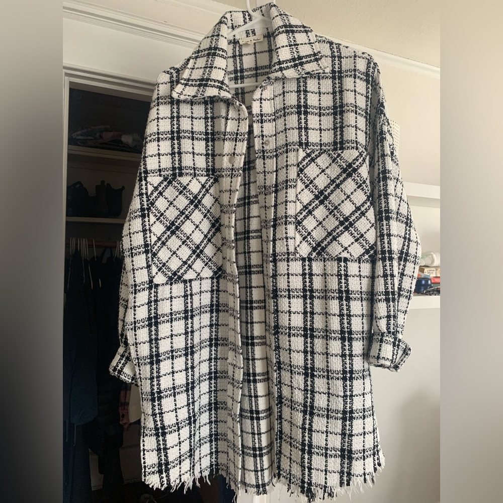 Tweed shacket - mint condition - sz SM